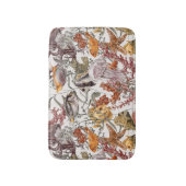 Waterverf Zee Life Patroon 2 Badmat (Voorkant Verticaal)