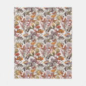 Waterverf Zee Life Patroon 2 Fleece Deken (Voorkant)