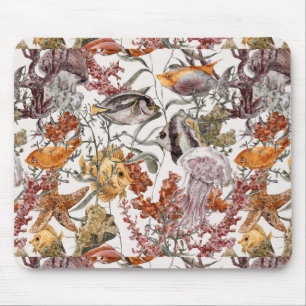 Waterverf Zee Life Patroon 2 Muismat