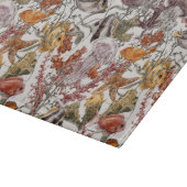 Waterverf Zee Life Patroon 2 Snijplank (Hoek)