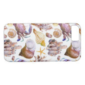 Waterverf Zee Life Patroon 4 Case-Mate iPhone Case (Achterkant (Horizontaal))