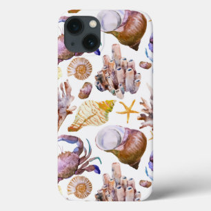 Waterverf Zee Life Patroon 4 Case-Mate iPhone Case