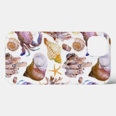 Waterverf Zee Life Patroon 4 Case-Mate iPhone Case (Achterkant (horizontaal))