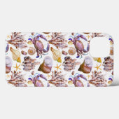 Waterverf Zee Life Patroon 4 Case-Mate iPhone Case (Achterkant (horizontaal))