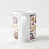 Waterverf Zee Life Patroon 4 Grote Koffiekop (Achterkant)