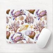 Waterverf Zee Life Patroon 4 Muismat (Met muis)