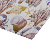 Waterverf Zee Life Patroon 4 Snijplank (Hoek)