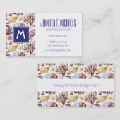 Waterverf Zee Life Patroon Visitekaartje (Voorkant / Achterkant)