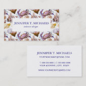 Waterverf Zee Life Patroon Visitekaartje (Voorkant / Achterkant)