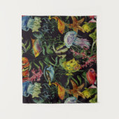 Waterverf Zee Life Patroon Wandkleed (Voorkant)