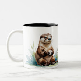 Waterverf Zee Otter Coffee Mok