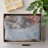 Waterverf Zee Schildpad en koraal Decoupage Tissuepapier (Geschenk)