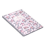 Waterverf Zee Schildpad Gepersonaliseerde Schattig Notitieboek (Rechterzijde)