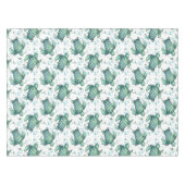 waterverf zee schildpad groen blauw patroondier tafelkleed (Voorkant (Horizontaal))