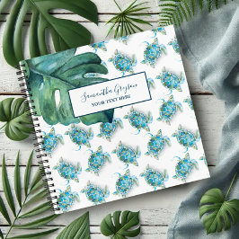 Waterverf Zee Schildpad Persoonlijk Notitieboek