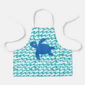 Waterverf Zee schildpad Schort (Voorkant)