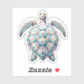 Waterverf Zee Schildpad Stickers (Vel)