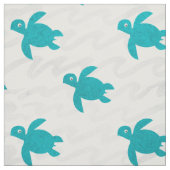 Waterverf Zee schildpad Stof (Swatch)