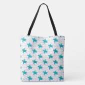Waterverf Zee schildpad Tote Bag (Achterkant)