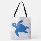 Waterverf Zee schildpad Tote Bag (Voorkant)