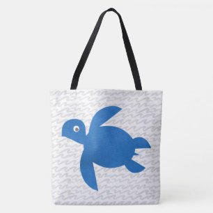 Waterverf Zee schildpad Tote Bag
