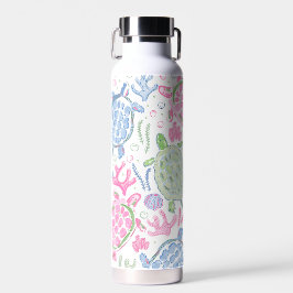 Waterverf Zee Schildpadden Oceaan Waterfles