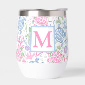 Waterverf Zee Schildpadden Ocean Beach Monogram (Links)