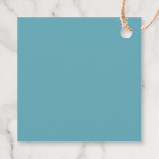 Waterverf Zee Schrootschildpaddenstoelen Bedankjes Labels (Achterkant)