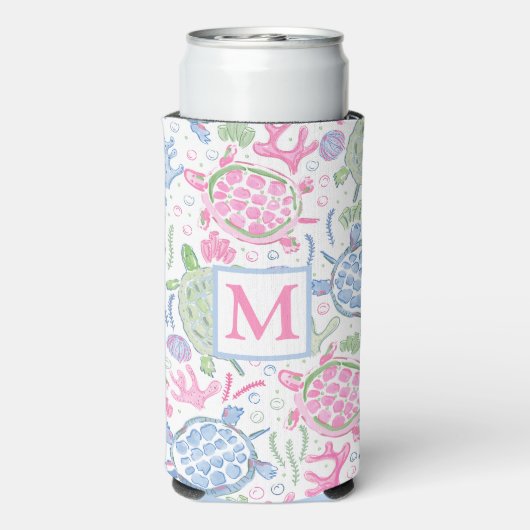 Waterverf Zee Seltzer Blikjeskoeler (Seltzer Achterkant)