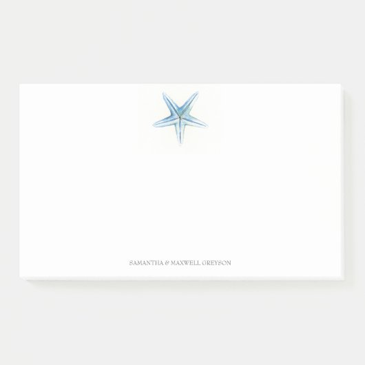 Waterverf Zee Star Post-it® Notes (Voorkant)