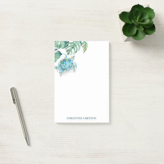 Waterverf Zee Tropisch Post-it® Notes (Kantoor)