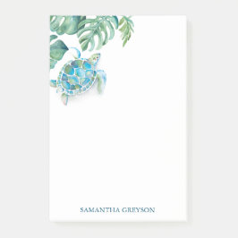 Waterverf Zee Tropisch Post-it® Notes