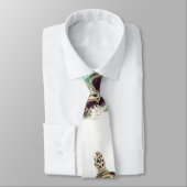 Waterverf Zee Turtle Love Designer Stropdas (Gebonden)