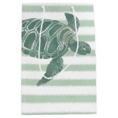 Waterverf Zee Turtle Medium Cadeauzakje (Voorkant)