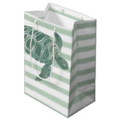 Waterverf Zee Turtle Medium Cadeauzakje (Voorkant Gekanteld)