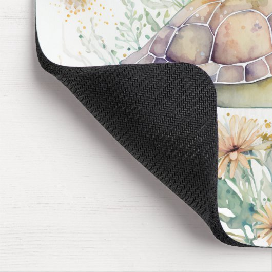 Waterverf zee Turtle Muismat (Hoek)