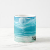 Waterverf Zee Turtle Nesting Koffiemok (Center)