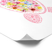 Waterverf Zee Turtle Nursery Poster (Hoek)