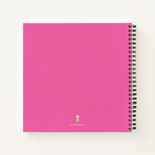 Waterverf Zee Turtle Personalized Journal Notitieboek (Achterkant)