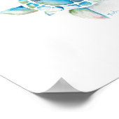 Waterverf Zee Turtle Poster (Hoek)