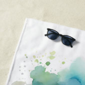 Waterverf Zee Turtle Strandlaken (In situ)