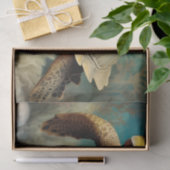 Waterverf zee Turtle Tissuepapier (Geschenk)