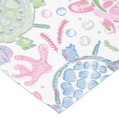 Waterverf Zee Turtles Coastal Ocean Monogram Medium Tafelloper (Hoek)
