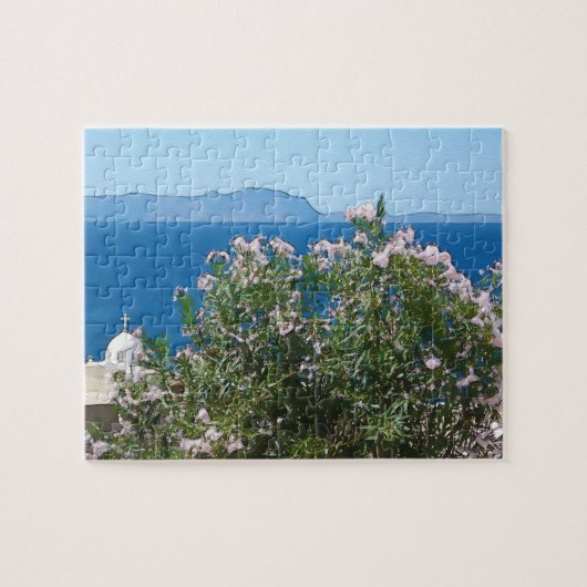 Waterverf zee uitzicht legpuzzel (Horizontaal)