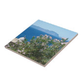 Waterverf zee uitzicht tegeltje (Zijkant)