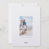 Waterverf zeeen en groeten Seashell Wreator Feestdagenkaart (Achterkant)