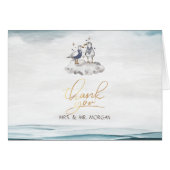 Waterverf Zeegelstrand (Voorkant Horizontaal)