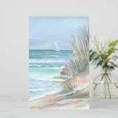 Waterverf zeekappapier (Staand voorkant)