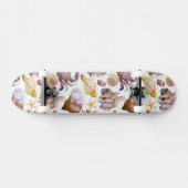 Waterverf Zeeleven Patroon 4 Skateboard (Horizontaal)