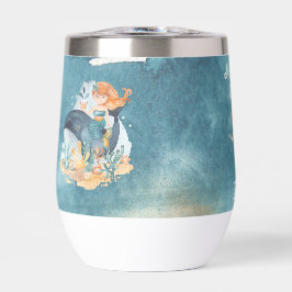 Waterverf Zeemeermin Bende Schattige Modern Bruilo